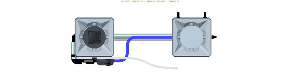 ALIEN Hydroponics RDWC 1 Pot 20L Remote Header Kit product image 1