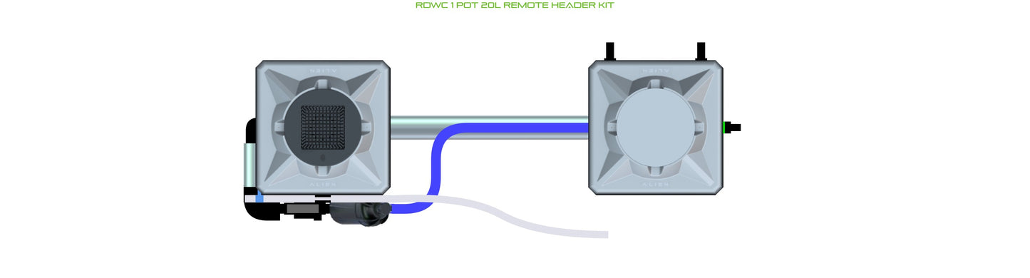 ALIEN Hydroponics RDWC 1 Pot 20L Remote Header Kit product image 1
