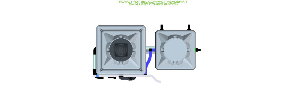 ALIEN Hydroponics RDWC 1 Pot 36L Compact Header Kit product image 3