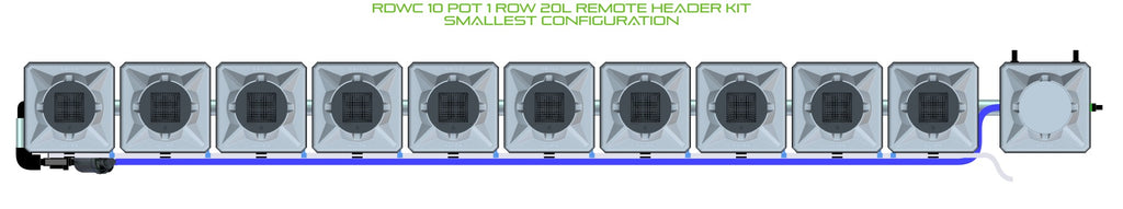 ALIEN Hydroponics RDWC 10 Pot 1 Row 20L Remote Header Kit product image 3