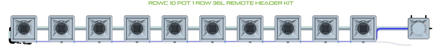 ALIEN Hydroponics RDWC 10 Pot 1 Row 36L Remote Header Kit product image 2