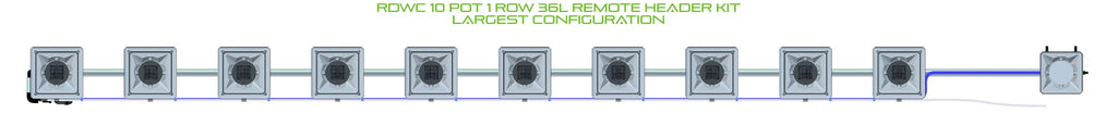 ALIEN Hydroponics RDWC 10 Pot 1 Row 36L Remote Header Kit product image 4