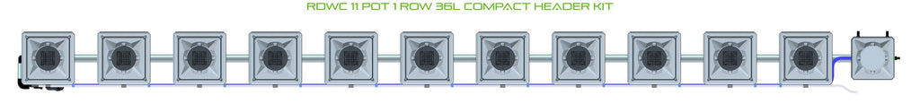 ALIEN Hydroponics RDWC 11 Pot 1 Row 36L Compact Header Kit product image 2