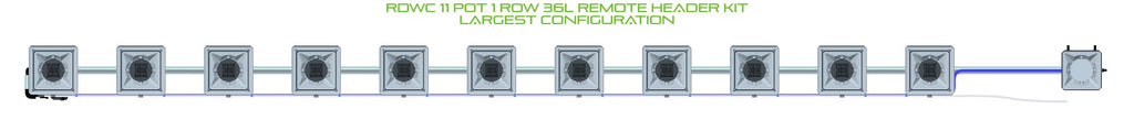 ALIEN Hydroponics RDWC 11 Pot 1 Row 36L Remote Header Kit product image 4