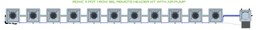 ALIEN Hydroponics RDWC 11 Pot 1 Row 36L Remote Header Kit with Air Pump product image 2