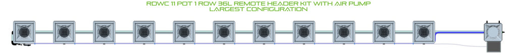 ALIEN Hydroponics RDWC 11 Pot 1 Row 36L Remote Header Kit with Air Pump product image 4
