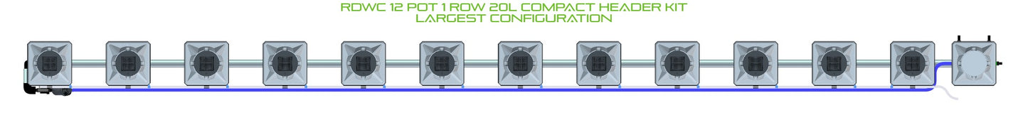 ALIEN Hydroponics RDWC 12 Pot 1 Row 20L Compact Header Kit product image 4