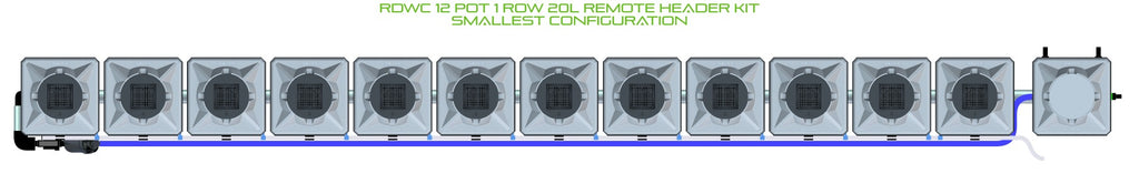 ALIEN Hydroponics RDWC 12 Pot 1 Row 20L Remote Header Kit product image 3