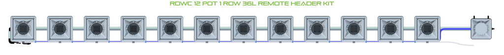 ALIEN Hydroponics RDWC 12 Pot 1 Row 36L Remote Header Kit product image 2