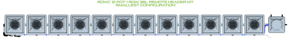 ALIEN Hydroponics RDWC 12 Pot 1 Row 36L Remote Header Kit product image 3