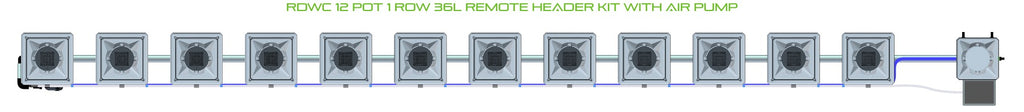 ALIEN Hydroponics RDWC 12 Pot 1 Row 36L Remote Header Kit with Air Pump product image 2
