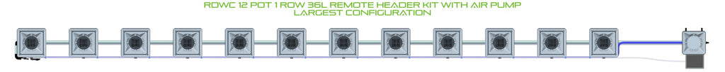 ALIEN Hydroponics RDWC 12 Pot 1 Row 36L Remote Header Kit with Air Pump product image 4