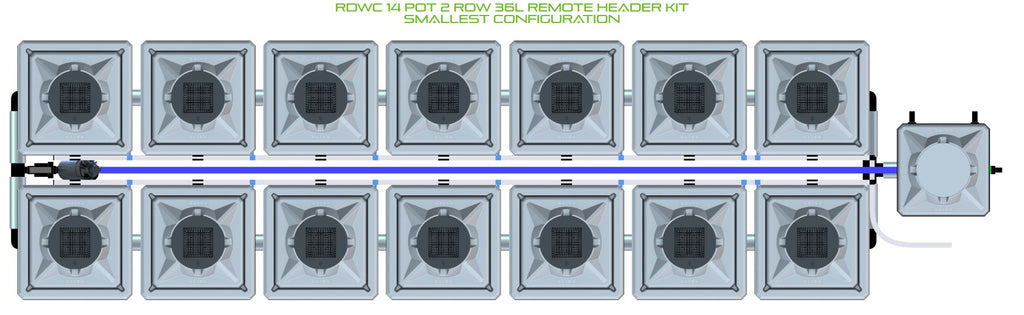 ALIEN Hydroponics RDWC 14 Pot 2 Row 36L Remote Header Kit product image 3