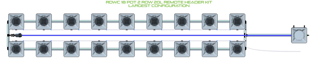 ALIEN Hydroponics RDWC 18 Pot 2 Row 20L Remote Header Kit product image 4