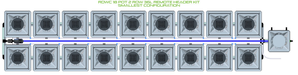 ALIEN Hydroponics RDWC 18 Pot 2 Row 36L Remote Header Kit product image 3
