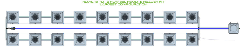 ALIEN Hydroponics RDWC 18 Pot 2 Row 36L Remote Header Kit product image 4