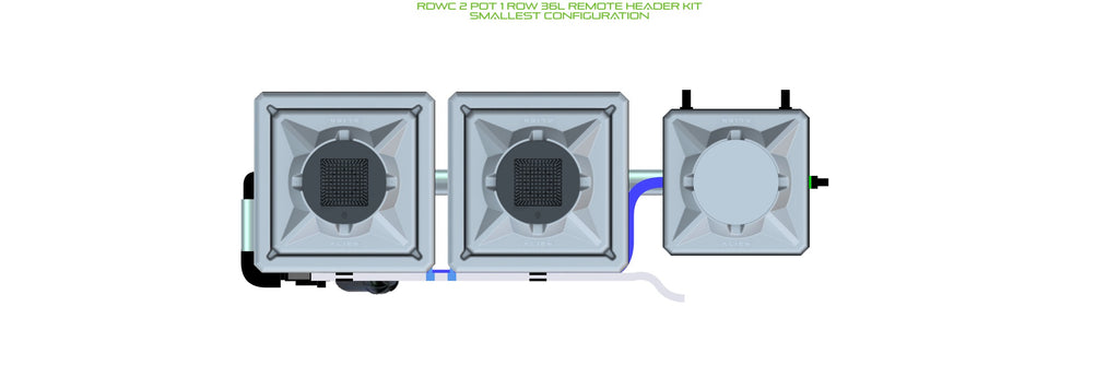 ALIEN Hydroponics RDWC 2 Pot 1 Row 36L Remote Header Kit product image 3