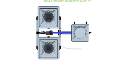 ALIEN Hydroponics RDWC 2 Pot 2 Row 36L Remote Header Kit product image 1
