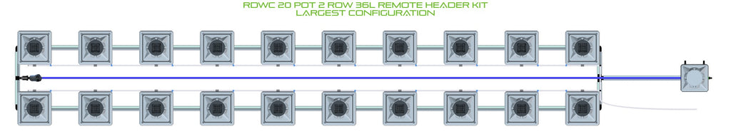 ALIEN Hydroponics RDWC 20 Pot 2 Row 36L Remote Header Kit product image 4