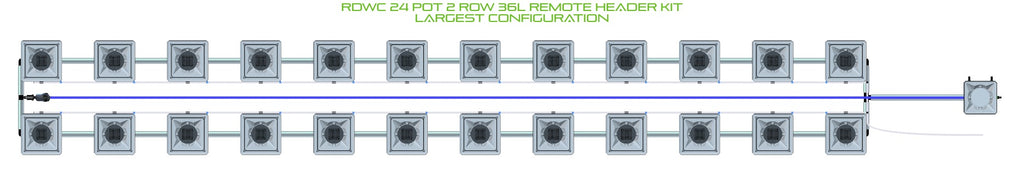 ALIEN Hydroponics RDWC 24 Pot 2 Row 36L Remote Header Kit product image 4