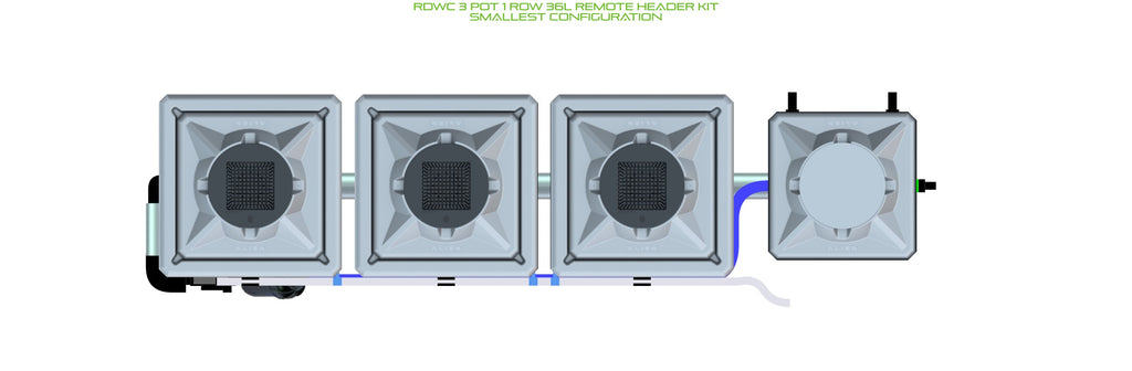 ALIEN Hydroponics RDWC 3 Pot 1 Row 36L Remote Header Kit product image 3