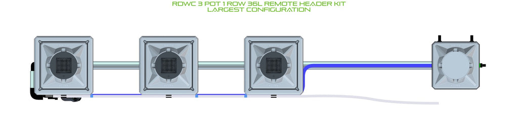 ALIEN Hydroponics RDWC 3 Pot 1 Row 36L Remote Header Kit product image 4