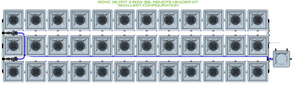 ALIEN Hydroponics RDWC 36 Pot 3 Row 36L Remote Header Kit product image 3