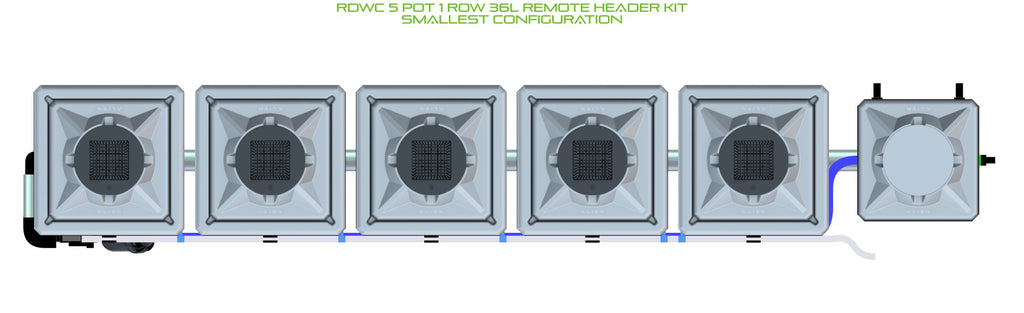 ALIEN Hydroponics RDWC 5 Pot 1 Row 36L Remote Header Kit product image 3