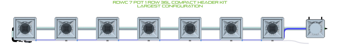 ALIEN Hydroponics RDWC 7 Pot 1 Row 36L Compact Header Kit product image 4