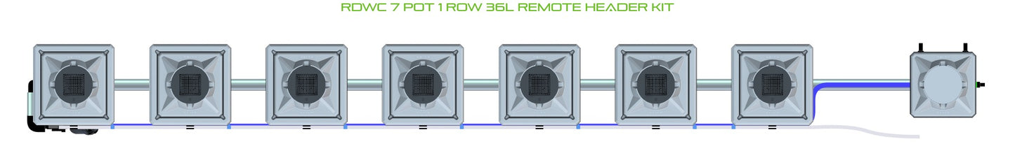 ALIEN Hydroponics RDWC 7 Pot 1 Row 36L Remote Header Kit product image 2