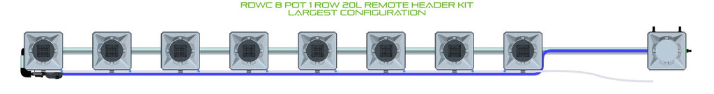 ALIEN Hydroponics RDWC 8 Pot 1 Row 20L Remote Header Kit product image 4