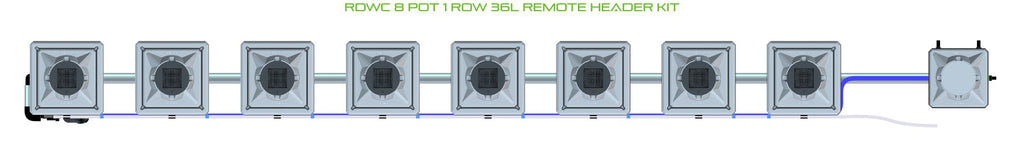 ALIEN Hydroponics RDWC 8 Pot 1 Row 36L Remote Header Kit product image 2