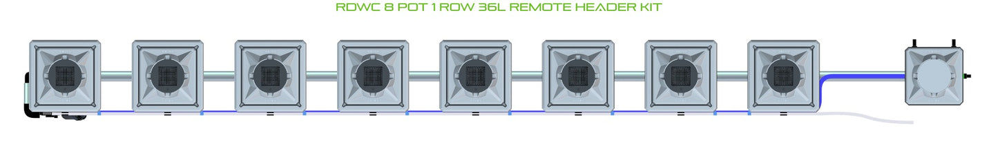 ALIEN Hydroponics RDWC 8 Pot 1 Row 36L Remote Header Kit product image 2