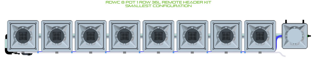 ALIEN Hydroponics RDWC 8 Pot 1 Row 36L Remote Header Kit product image 3
