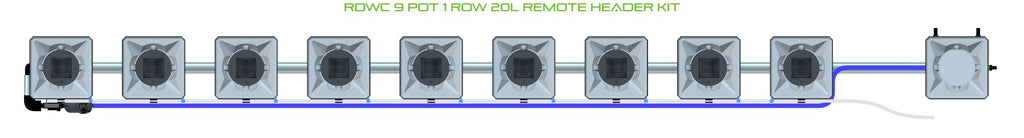 ALIEN Hydroponics RDWC 9 Pot 1 Row 20L Remote Header Kit product image 2