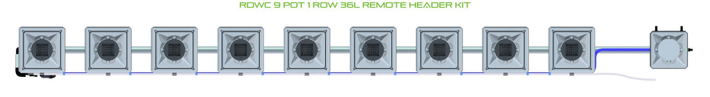 ALIEN Hydroponics RDWC 9 Pot 1 Row 36L Remote Header Kit product image 2