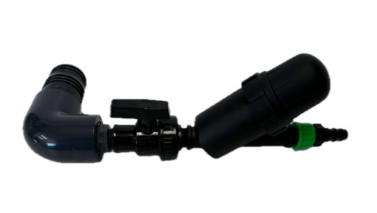 ALIEN Hydroponics RDWC Elbow, Ball Valve and Filter product image 1