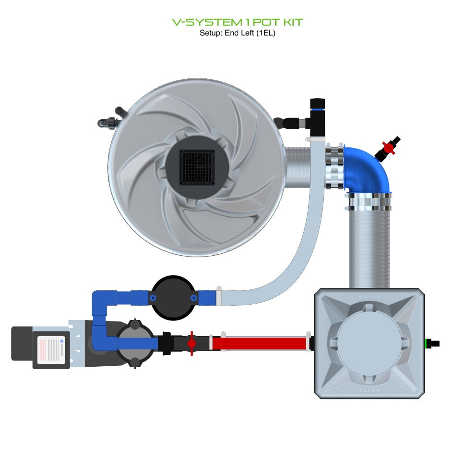 ALIEN Hydroponics V-SYSTEM 1 Pot Kit product image 1