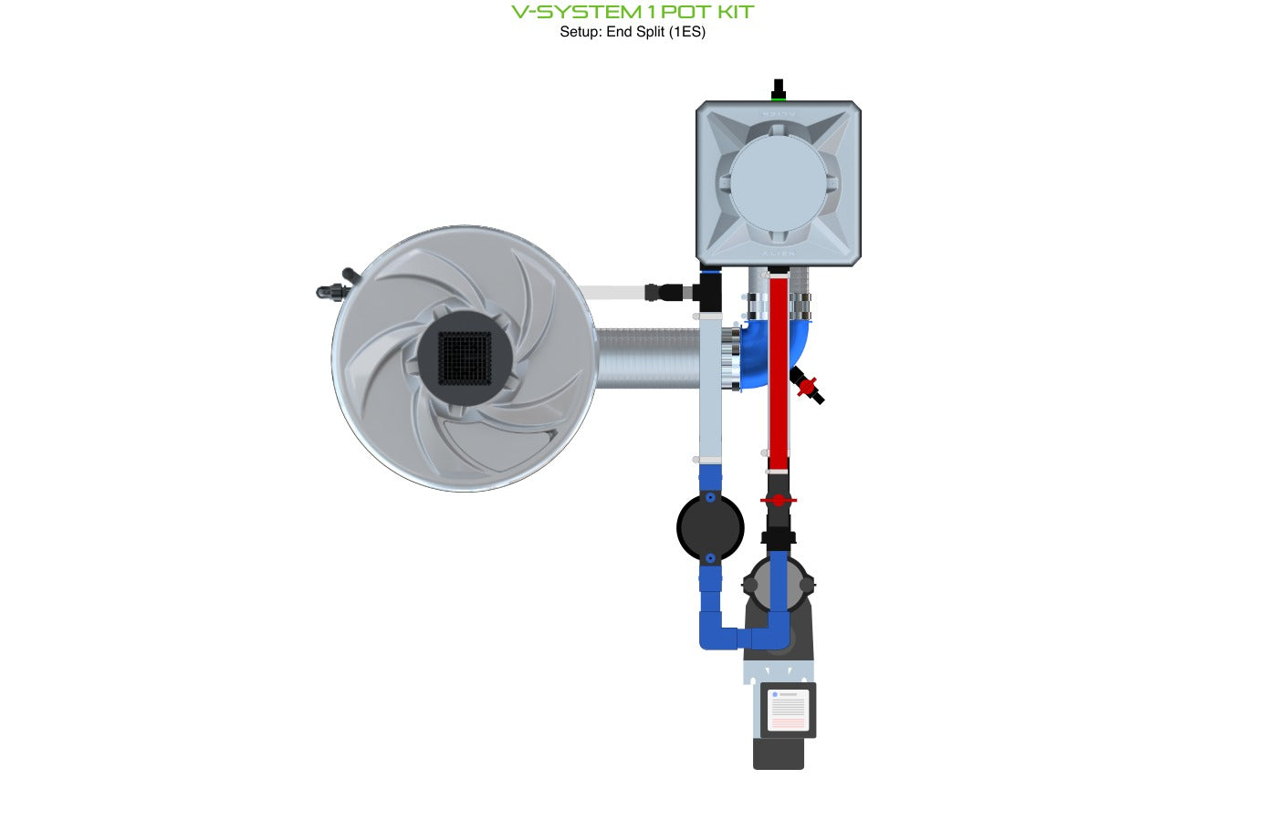 ALIEN Hydroponics V-SYSTEM 1 Pot Kit product image 3