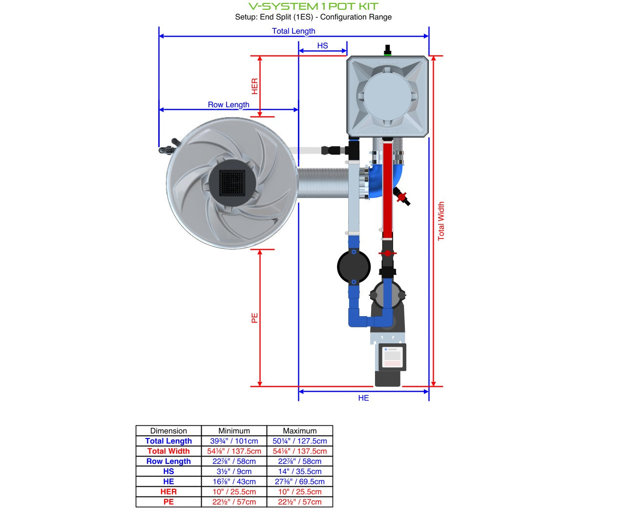 ALIEN Hydroponics V-SYSTEM 1 Pot Kit product image 4