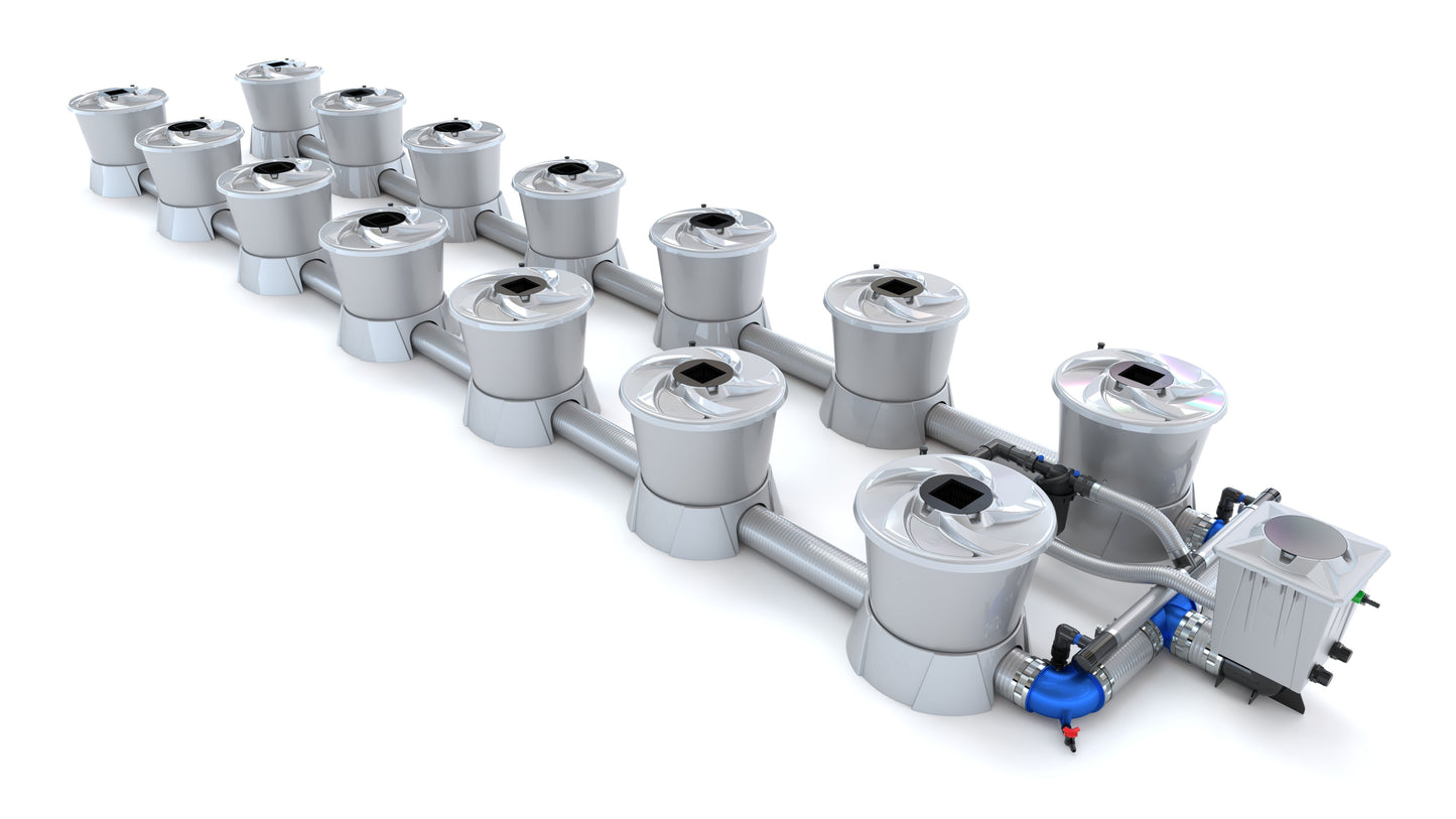 ALIEN Hydroponics V-SYSTEM 14 Pot 2 Row Kit product image 1
