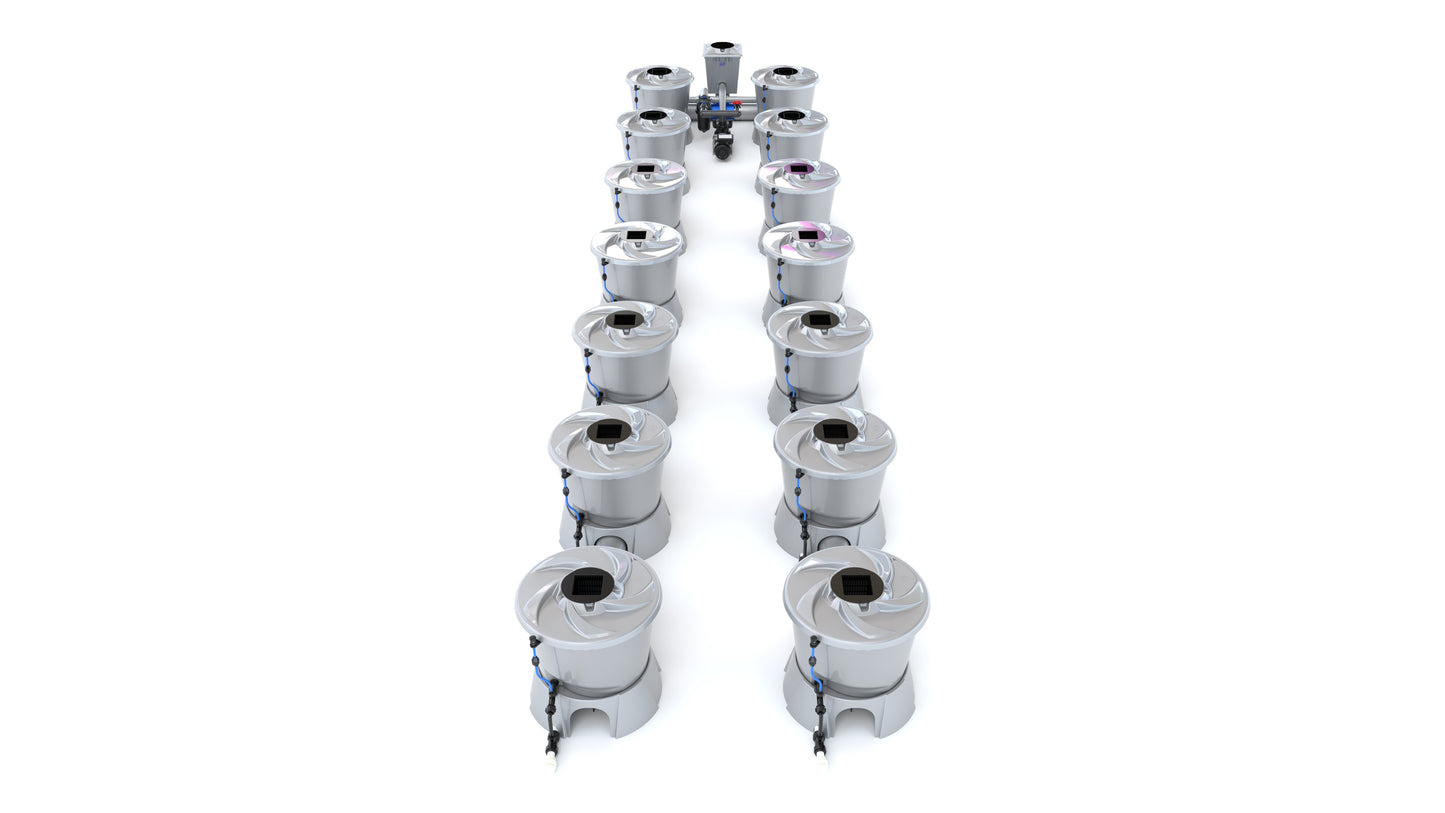 ALIEN Hydroponics V-SYSTEM 14 Pot 2 Row Kit product image 2