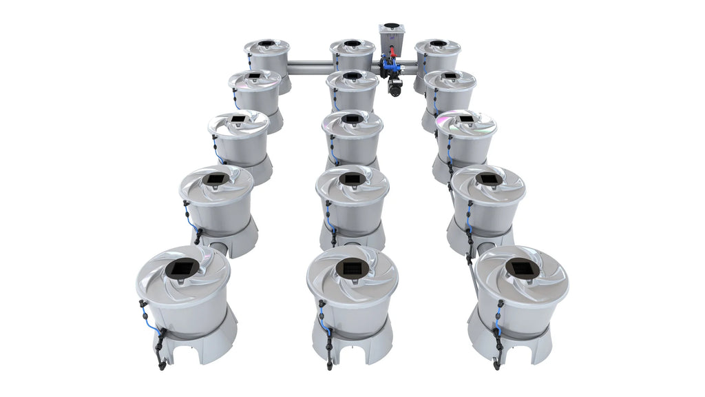 ALIEN Hydroponics V-SYSTEM 15 Pot 3 Row Kit product image 2