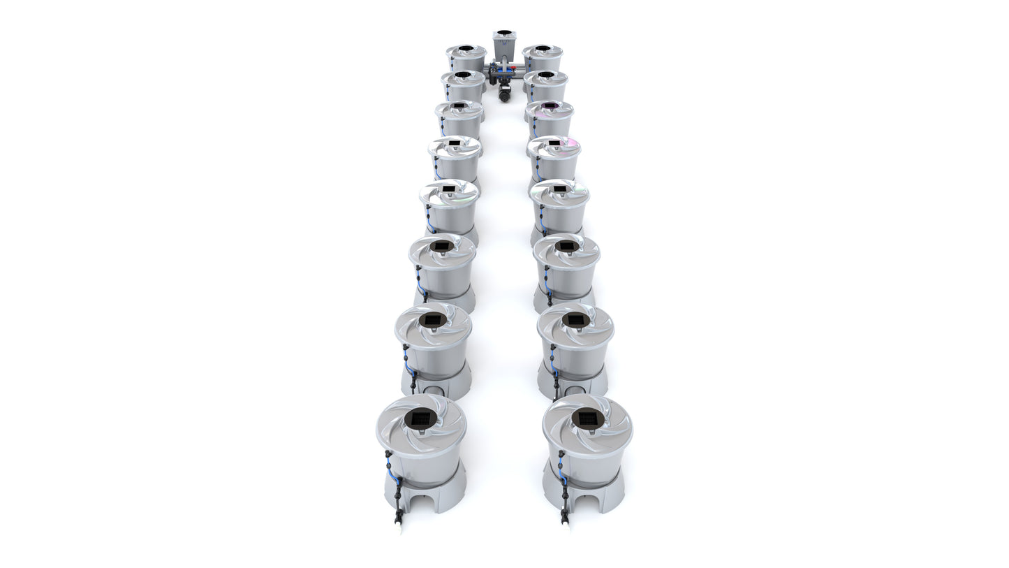 ALIEN Hydroponics V-SYSTEM 16 Pot 2 Row Kit product image 2
