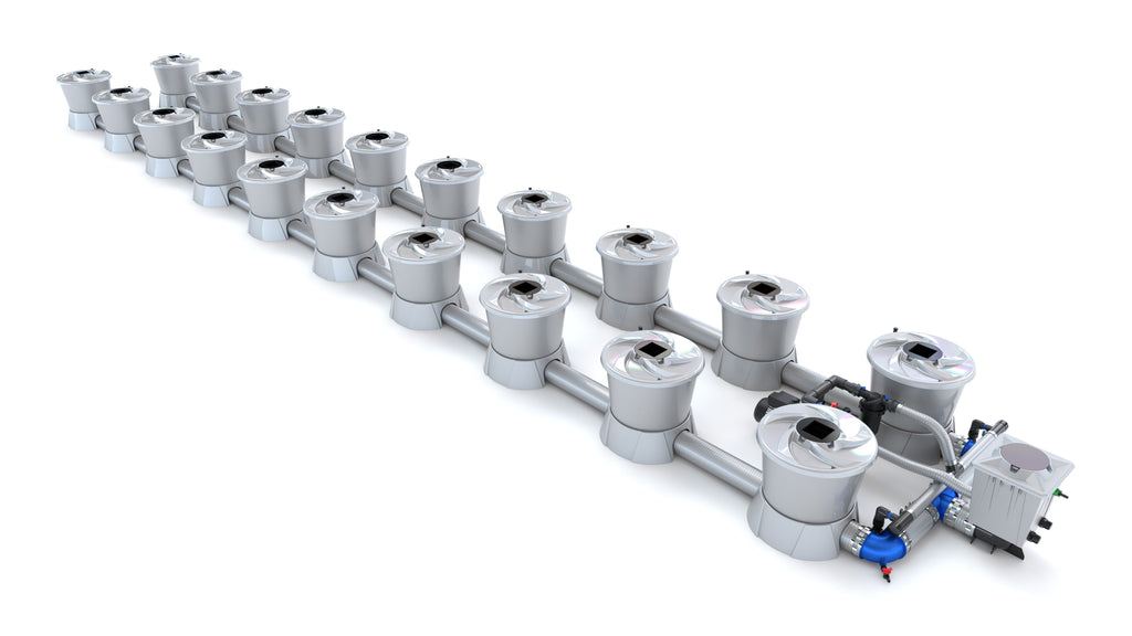 ALIEN Hydroponics V-SYSTEM 20 Pot 2 Row Kit product image 1