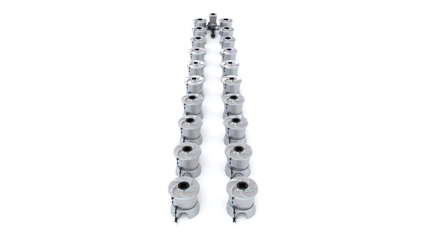 ALIEN Hydroponics V-SYSTEM 20 Pot 2 Row Kit product image 2