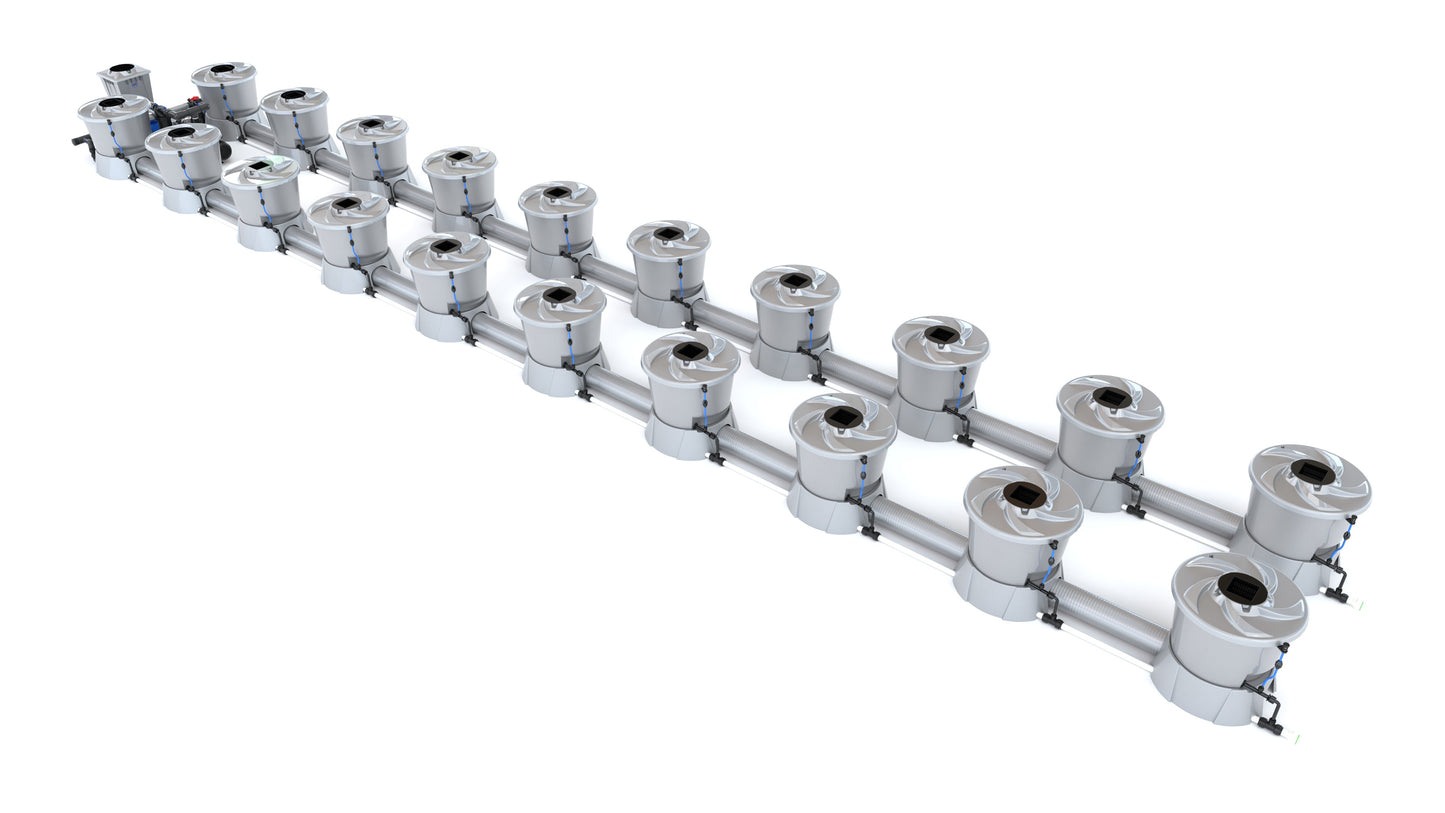 ALIEN Hydroponics V-SYSTEM 20 Pot 2 Row Kit product image 3