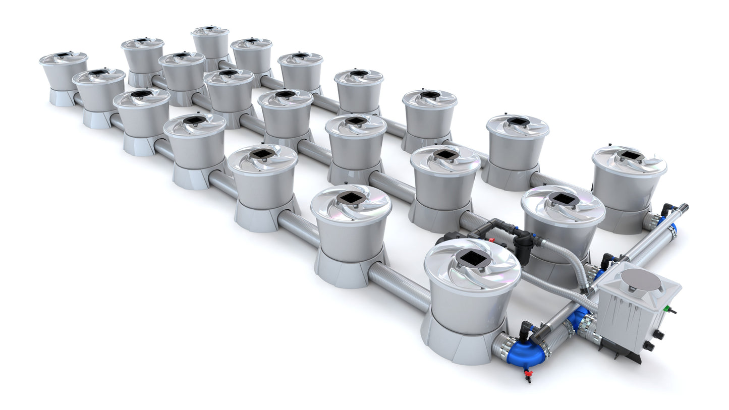 ALIEN Hydroponics V-SYSTEM 21 Pot 3 Row Kit product image 1