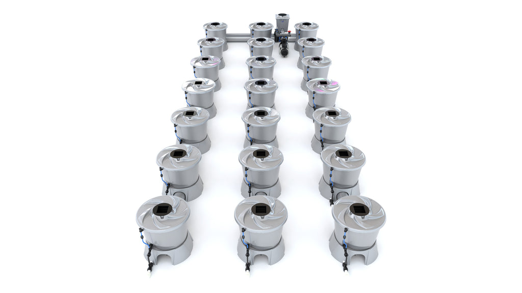 ALIEN Hydroponics V-SYSTEM 21 Pot 3 Row Kit product image 2