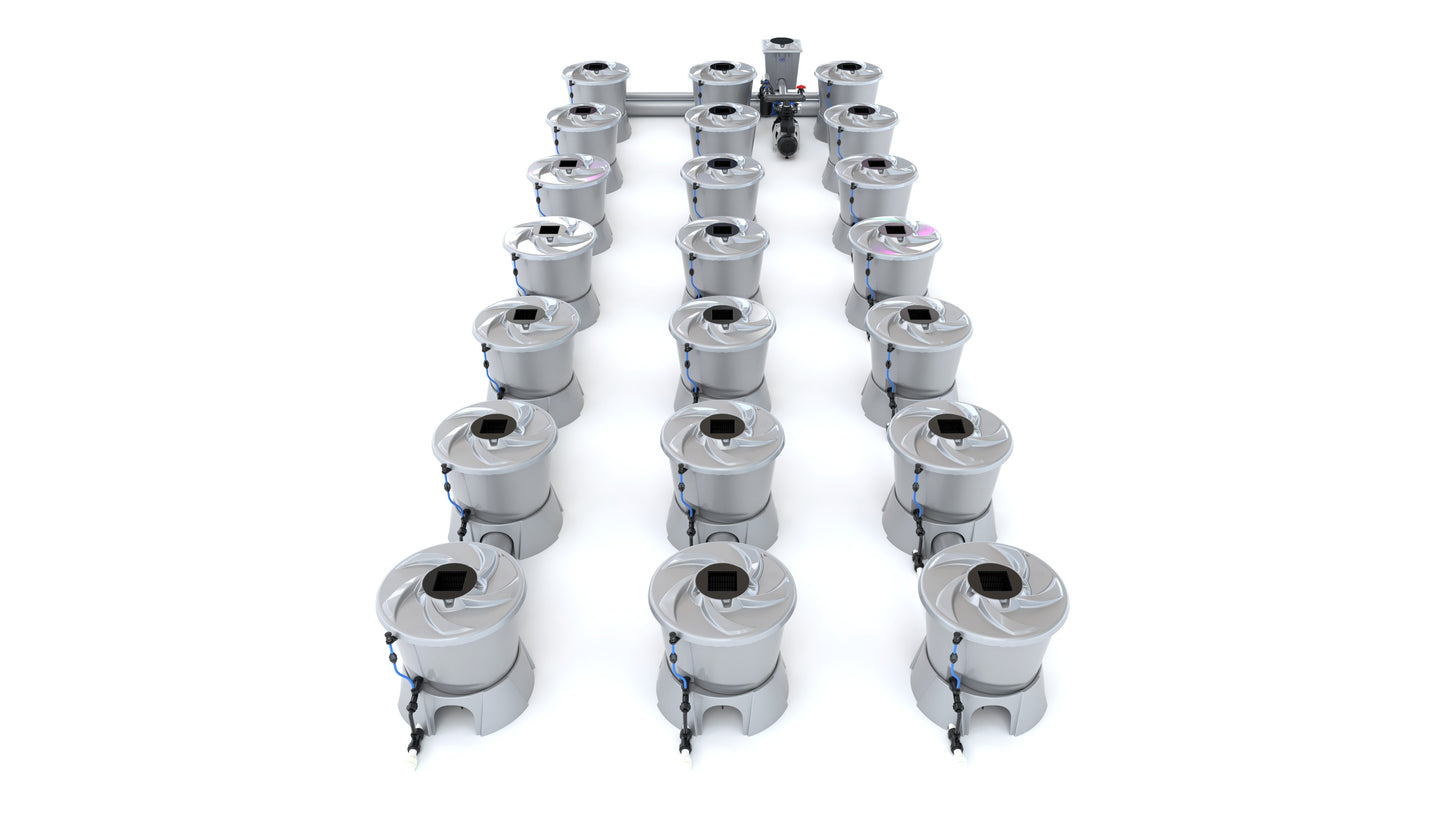 ALIEN Hydroponics V-SYSTEM 21 Pot 3 Row Kit product image 2